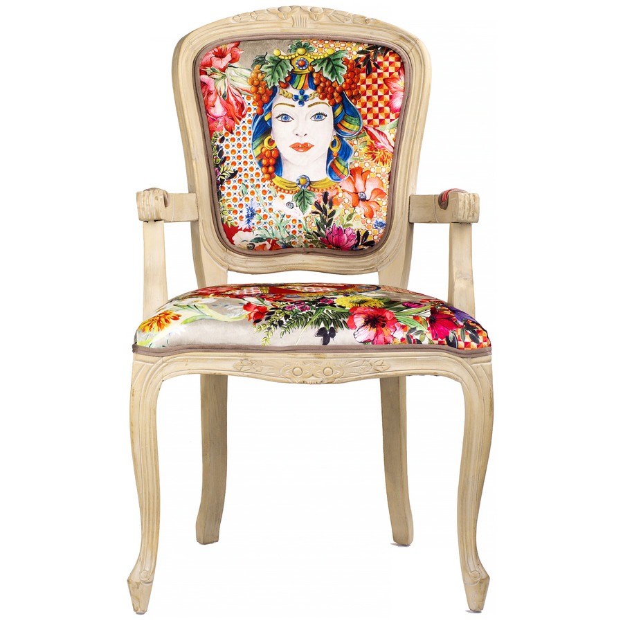 Кресло Glasar Рапсодия красное 57х57х95 см