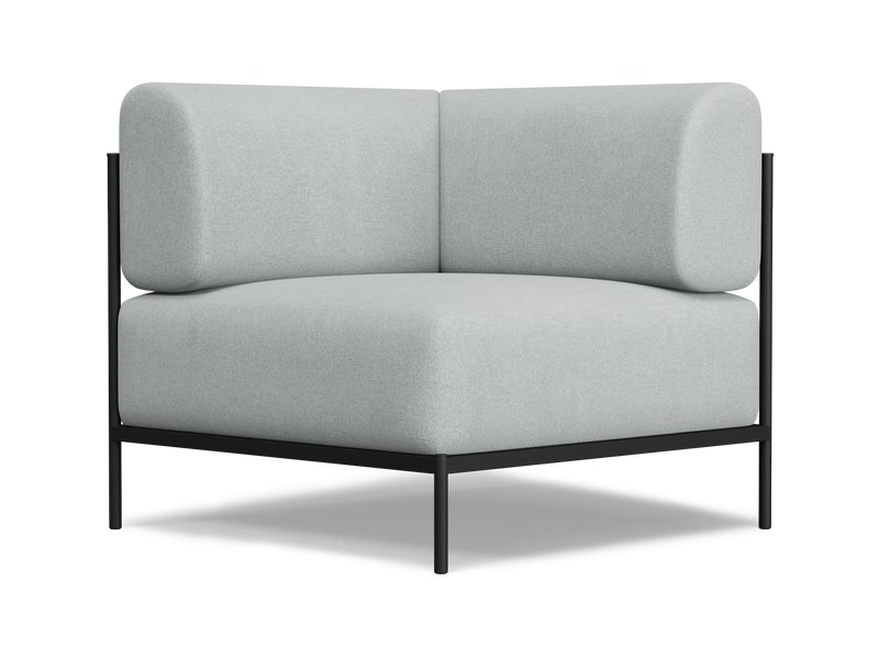 Угловое кресло Нолан-B Lazy Silver