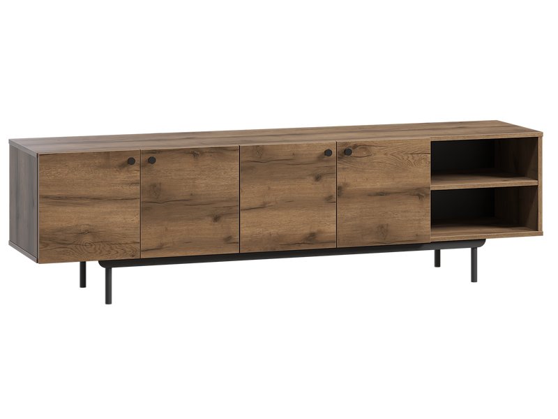 ТВ-тумба Скульт 3-180x51 Дуб Табачный