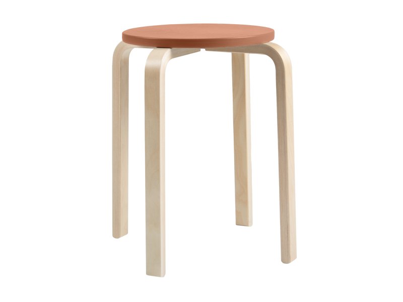 Табурет Фэмили Терракотовый/Натуральный