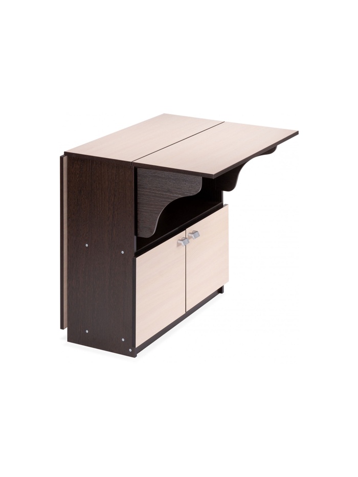 Стол-книжка Симоне венге / дуб молочный