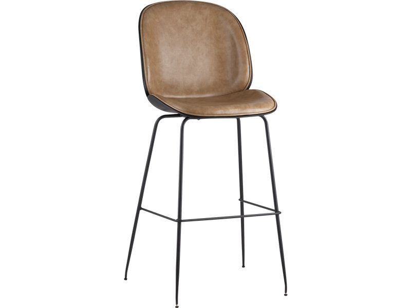 Стул барный Турин-2 Коричневый/Черный