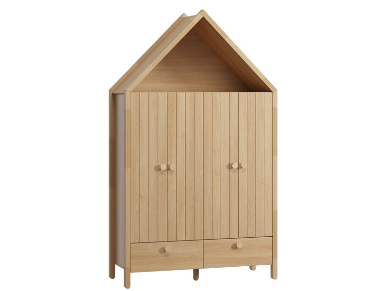 Распашной шкаф Руффи 4-128x218 Дуб Барбера